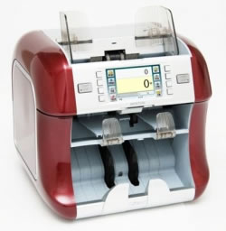 Newton currency discriminator